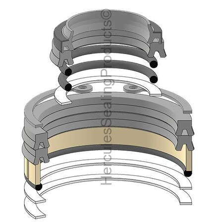 Toyota -After Market Parts Hydraulic Cylinder Repair Kit- 70X120LIFT TRUCK KITS 04651-31820-71